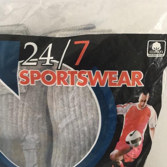 24/7 Sportswear 2x10 Pairs Men’s Crew Sock - Picture 8 of 8